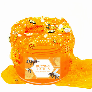 Kit de fabrication DIY pour enfants de 200 ml, jouet éducatif, pâte à modeler en cristal de beurre, pâte à modeler non toxique, kit de slime au miel d'abeille - Product Image 4