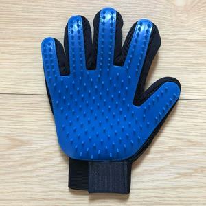 Gants pour enlever les poils d'animaux, matériau TPR, 23.2x17.2cm, brosse de toilettage pour chats et chiens avec conception en maille respirante - Product Image 1