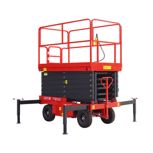 4-18m 500kg Load Capacity Electric Scissor <strong>Lift</strong> Aerial Platform Skylift Mobile Lifter Mobile Hydraulic Scissor <strong>Lift</strong> - Product Image 1