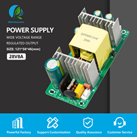 Adaptateur d'alimentation à cadre ouvert 28V 8A 200W+ à sortie unique, carte SMPS de remplacement à faible ondulation pour l'industrie, les moteurs pas à pas CNC et la robotique