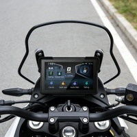 Soporte de Navegación para Motocicleta con Pantalla Impermeable IP67, Cámara Delantera/Trasera, TPMS, GPS y Conectividad Inalámbrica para Todas las Motocicletas