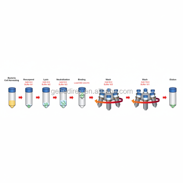 Simply 20rxns Plasmid MidiPREP DNA Isolation Extract Procedure Set