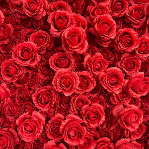 <strong>Customized</strong> 3D Roll-Up <strong>Artificial</strong> Silk Red <strong>Peony</strong> and Rose Flower Wall Backdrop for Wedding and Christmas Decorations - Product Image 4