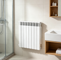 Échangeur de chaleur/radiateur en aluminium à conception flexible pour sécheur d'air, accessoires industriels pour système de chauffage extérieur