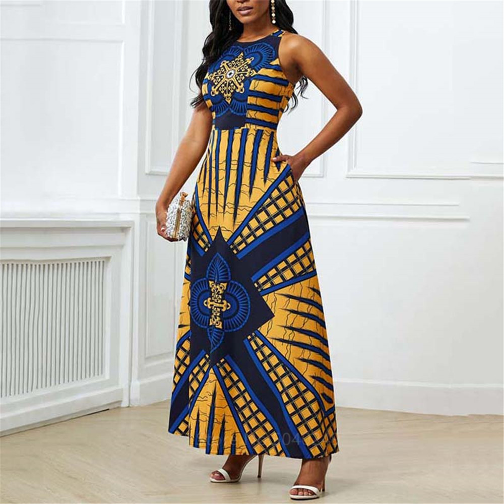 Shop Our Traditional Long Maxi Dresses with Caribbean Flags Shop Our Traditional Long Maxi Dresses with Caribbean Flags