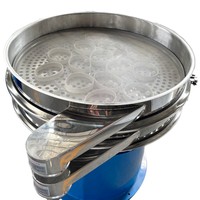 Tamiseur vibrant circulaire en acier inoxydable à mailles personnalisables pour sucre, blé et farine