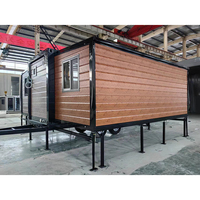 Maisons mobiles haute performance Conteneur extensible Maison préfabriquée moderne et populaire Petite maison avec remorque