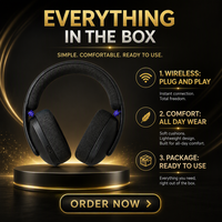 Headset Gaming Nirkabel Logitech G325 untuk PC PS5 Nintendo Switch 2 Windows Mac Android IOS Ponsel dan Tablet