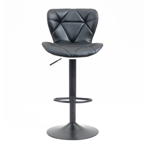Wholesale Bar Stools Counter Height Adjustable Swivel Bar Chairs With Backs Pu <strong>Leather</strong> Padded <strong>Barstool</strong> for Home Kitchen Island - Product Image 4