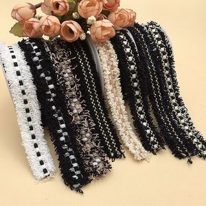 Ruban tricoté en dentelle à franges de coton de style coréen pour accessoires DIY, poignets de manteau, lacets de chaussures et garnitures de chapeaux - Product Image 1