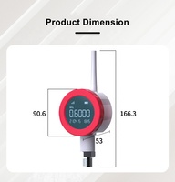 Transmetteur de Pression Sans Fil 4G Lora IP66 CE RoHS avec Exportation de Données, Correction du Capteur et Alarme de Dépassement de Limite