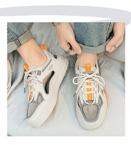 Nouvelles baskets décontractées pour hommes, style urbain hivernal, confortables, imperméables, antidérapantes avec fermeture à lacets - Product Image 6