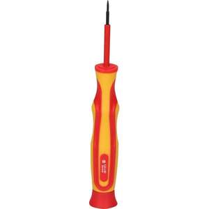 KS TOOLS-500,6138 Destornillador mecánico de precisión con aislamiento protector para tornillos ranurados DESTORNILLADORES AISLADOS 1000V - Product Image 4
