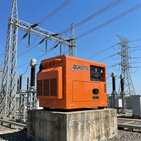 Générateur Diesel Insonorisé 3 5 8 10 Kw Refroidi par Air Alternateur en Cuivre Tension Stable AVR Groupe Électrogène Robuste Vente en Gros