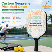 Bolsa Personalizada para Raqueta de Pickleball con Cubierta Completa, Impresión en Toda la Superficie y Ribetes, para Programas de Regalos para Jugadores, Fabricación Personalizada