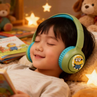 Casque ENC de haute qualité, réseau maillé, communication sans fil un-vers-plusieurs, portée 505M, faible latence, écouteurs supra-auriculaires pour l'enseignement des enfants