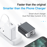 Schitec 5V 2A Mini chargeur USB Portable chargeur mural GaN personnalisable avec prise américaine 10W puissance de sortie chargeur de caméras de téléphone portable