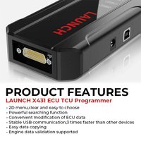 Programador de ECU y TCU Launch X431, Versión Independiente para PC, Menú 2D, Lectura/Escritura de Datos de ECU, Compatible con Corrección de Suma de Comprobación