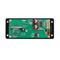 Amplificador de Potencia de 12V 2*25W, Placa Decodificadora BT MP3 con Pantalla a Color, Grabación de Voz, Llamadas Manos Libres, Placa Base Android 1GB RAM
