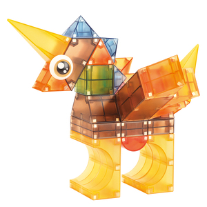 Bán hàng nóng 3D đầy màu sắc DIY 64 cái gạch từ tính giáo dục trẻ em Montessori gốc hình học đồ chơi khác từ khối xây dựng - Product Image 3