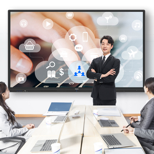 4K 3840x2160 riunione Touch Screen a infrarossi attivo Smart Board lavagna elettronica interattiva bianco 65 75 86 pollici Pono Video 86 pollici - Product Image 1