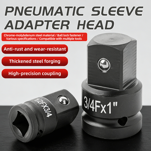 Adaptateur universel pneumatique de qualité industrielle CR-V, <span class=keywords><strong>convertisseur</strong></span> de douille hexagonale carrée pour clé pneumatique manuelle, pour réparation automobile - Product Image 6