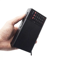MEIER M-9390 Nouvelle version améliorée Radio compacte rechargeable par USB avec haut-parleur et tuner AM/FM/SW Réception excellente