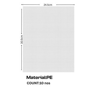 Kits de toile en plastique rectangulaire transparente de différentes tailles pour la broderie au point de croix, artisanat à la main, bricolage - Product Image 3