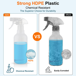 ขวดสเปรย์พลาสติก HDPE ขนาด 500 มล. แบบรีฟิลได้ เป็นมิตรกับสิ่งแวดล้อม พร้อมหัวฉีดสเปรย์สำหรับทำความสะอาด - Product Image 3