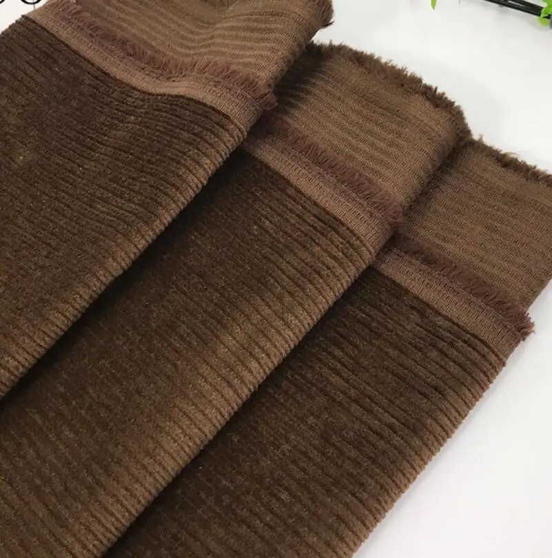 Autumn winter 8W elastic cotton corduroy children's wear thick straps skirt textile fabric
