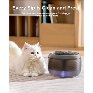 Comedero <span class=keywords><strong>para</strong></span> mascotas inteligente y automático, <span class=keywords><strong>fuente</strong></span> de agua <span class=keywords><strong>para</strong></span> perros y <span class=keywords><strong>gatos</strong></span>, 2.5L, OEM, superventas de fábrica - Product Image 5