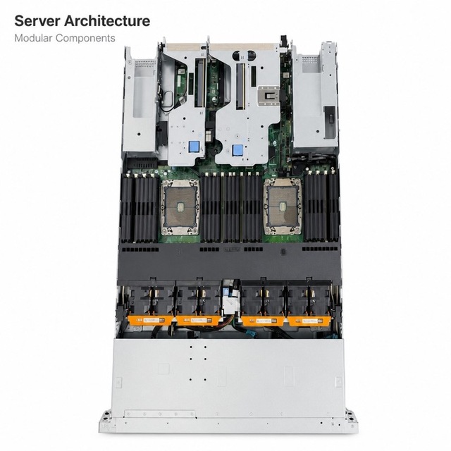 Secure-Enhanced 1U Dual-Socket Rack Server Optimized for Financial Core Transaction Processing Server