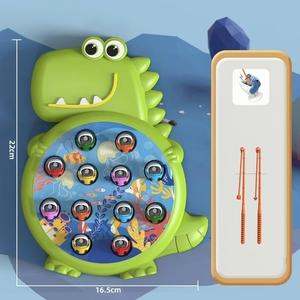 Juguetes de Pesca Magnéticos Simples de Dinosaurios, Juego de Pesca con Caña para Niños, Bebés, Montessori, con Caña, Educativo, Giratorio, Regalo - Product Image 1