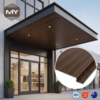 Plafond linéaire extérieur en alliage d'aluminium ignifuge, étanche, pour décoration de toiture - Vente chaude
