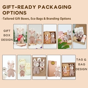 Đồ chơi thú nhồi bông amigurumi nhỏ, thủ công, dệt kim mềm mại, bán buôn khủng long, hàng thủ công làm bằng tay, búp bê móc len cho bé - Product Image 5