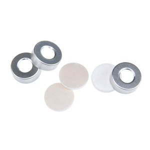Aluminum Crimp Cap 20mm Open Top Headspace <b>Vial</b> PTFE Silicone Septa - Product Image 4