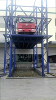 Wandmontierter Lastenaufzug Hydraulische Frachtplattform Schwerlast-Vertikallifteinheit für Lager und Fabrik Innenbereich