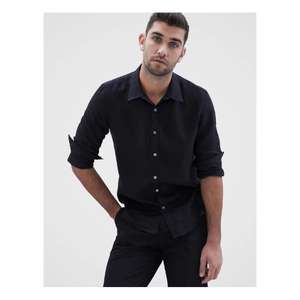 Chemise pour homme, apparence élégante, structure confortable, tissu lisse, choix parfait pour un usage quotidien et une tenue élégante - Product Image 5