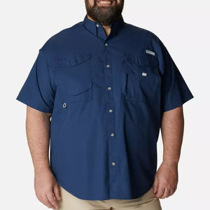 Camisa de pesca con botones, diseño personalizado, protección UV 50, estampado divertido de peces, para otoño, con botones extra grandes. - Product Image 1