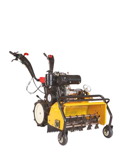 جزازة العشب متعددة الوظائف بالدفع اليدوي ، آلة إزالة الأعشاب الضارة وتخفيف التربة خفيفة الوزن ، آلة حراثة بستان صغيرة - Product Image 1