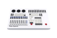 Console de contrôle d'éclairage DMX Titan Quartz Mini avec faders rétroéclairés