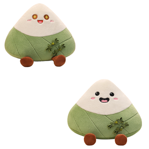 Peluche de Zongzi con Ojos Estrellados y Botones Tradicionales Chinos de <span class=keywords><strong>Rana</strong></span>, Regalo Premium de Barco Dragón para Coleccionistas Culturales - Product Image 3