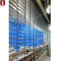 Porte roulante électrique Bolang en acier inoxydable 304, grille en maille, volet roulant résistant à la corrosion, antivol, pour boutiques, magasins, bureaux