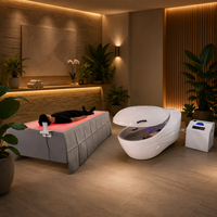 Zerobody Lit de flottaison intelligent à gravité zéro, avancé, pour flottaison humide et privation sensorielle, méditation, cryothérapie et spa froid
