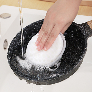 FF5715 Tampons à récurer en fil d'acier alvéolé, éponges à vaisselle anti-rayures, éponges de cuisine double face en <span class=keywords><strong>laine</strong></span> d'acier - Product Image 2