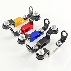 Qiangye Oil Can Holder 80mm Aluminum Alloy Motorcycle Brake Modification <b>Bracket</b> Black Red Blue <b>Silver</b> Gold - Product Image 1