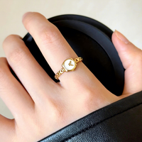 Bague fine ajustable en émail de créateur pour femme, bijoux de mode, fournisseur en gros