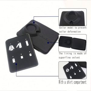 Bolsa de Almacenamiento para Camisas de EVA Negra Premium, Antiarrugas, para Viajes, con Ventilación 3D, Impermeable, para Maleta/Armario - Product Image 6