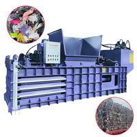 Presse à balles hydraulique de sac de carton de papier de déchets de coton grande utilisation de boîte de presse à balles de carton
