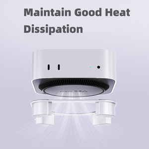 IKATAK nouveau <span class=keywords><strong>support</strong></span> de quai en alliage d'aluminium Dissipation thermique efficace Ventilation refroidissement <span class=keywords><strong>support</strong></span> de bureau pour Mac Mini tablette <span class=keywords><strong>PC</strong></span> supports - Product Image 5